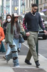 MAYA JAMA and Ben Simmons Out to Brunch in New York 03/20/2022