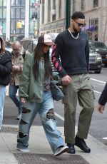 MAYA JAMA and Ben Simmons Out to Brunch in New York 03/20/2022