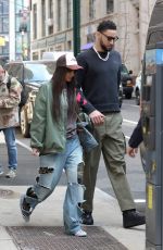 MAYA JAMA and Ben Simmons Out to Brunch in New York 03/20/2022