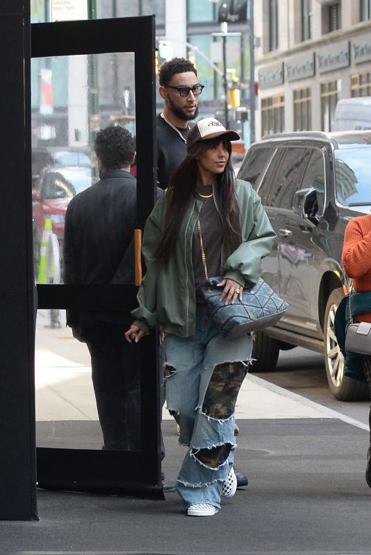 MAYA JAMA and Ben Simmons Out to Brunch in New York 03/20/2022