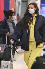 MAYA JAMA Arrives at JFK Airport in New York 03/01/2022
