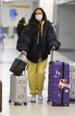 MAYA JAMA Arrives at JFK Airport in New York 03/01/2022