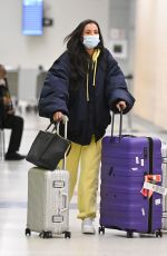 MAYA JAMA Arrives at JFK Airport in New York 03/01/2022