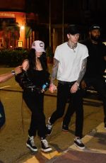 MEGAN FOX and Machine Gun Night Out in Sao Paulo 03/23/2022