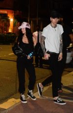 MEGAN FOX and Machine Gun Night Out in Sao Paulo 03/23/2022