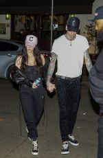 MEGAN FOX and Machine Gun Night Out in Sao Paulo 03/23/2022