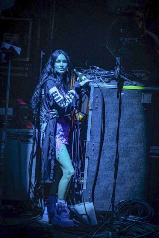 MEGAN FOX Watches Machine Gun Kelly at Lollapalooza in Buenos Aires 03/20/2022