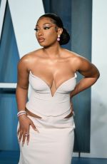 MEGAN THEE STALLION at 2022 Vanity Fair Oscar Party in Beverly Hills 03/27/2022