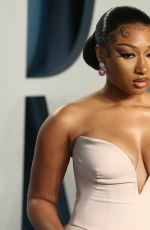 MEGAN THEE STALLION at 2022 Vanity Fair Oscar Party in Beverly Hills 03/27/2022
