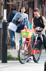MELANIE CHISHOLM Out for a Bike Ride in London 03/23/2022
