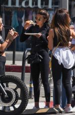 MICHELLE KEEGAN and Friends Out for Pizza in Venice Beach 03/08/2022