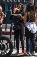 MICHELLE KEEGAN and Friends Out for Pizza in Venice Beach 03/08/2022