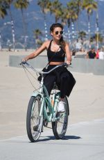 MICHELLE KEEGAN at a Bike Ride in Santa Monica 03/08/2022