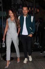 MICHELLE KEEGAN Out for Dinner at Catch LA in Los Angeles 03/13/2022