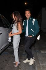 MICHELLE KEEGAN Out for Dinner at Catch LA in Los Angeles 03/13/2022