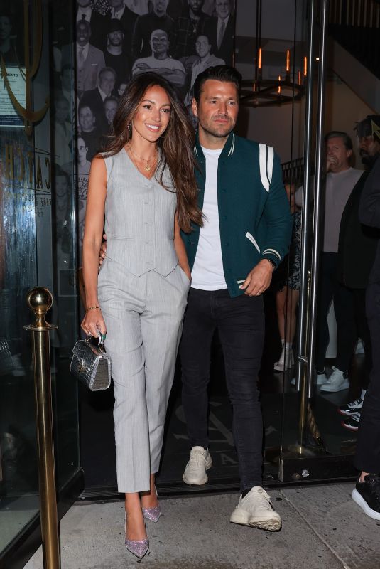 MICHELLE KEEGAN Out for Dinner at Catch LA in Los Angeles 03/13/2022