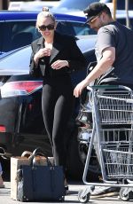 MILEY CYRUS Shopping at Erewhon Market in Los Angeles 03/29/2022