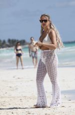 MOLLY MAE HAGUE on a Break From Photoshoot in Tulum 03/01/2022