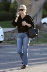 MOLLY SIMS Out for Coffee in Santa Monica 03/04/2022