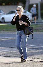 MOLLY SIMS Out for Coffee in Santa Monica 03/04/2022
