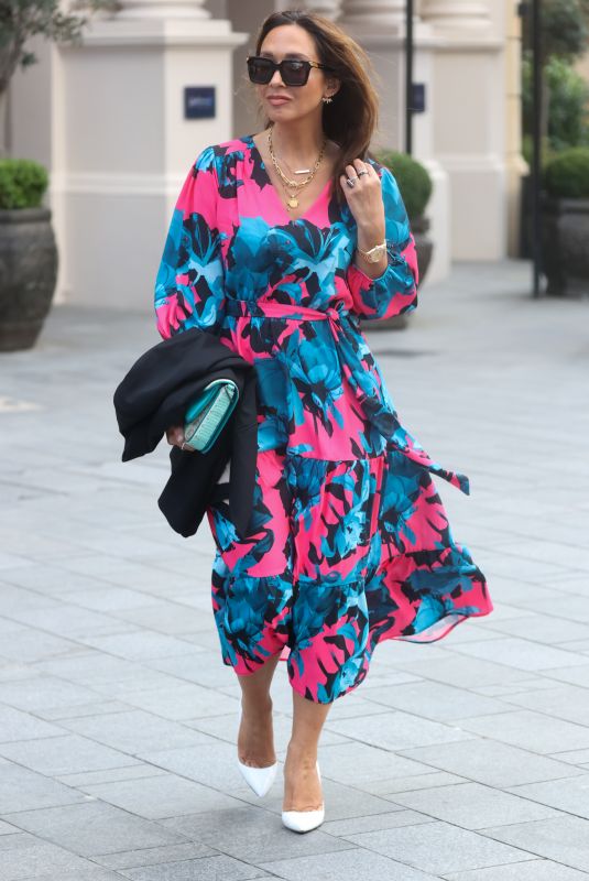 MYLEENE KLASS Arrives at Smooth Radio in London 03/13/2022