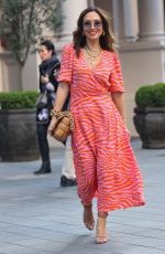 MYLEENE KLASS Arrives at Smooth Radio in London 03/26/2022