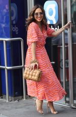 MYLEENE KLASS Arrives at Smooth Radio in London 03/26/2022