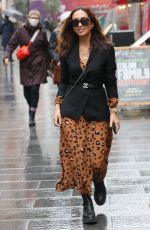 MYLEENE KLASS Leaves Smooth Radio in London 03/11/2022
