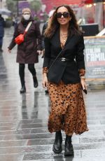 MYLEENE KLASS Leaves Smooth Radio in London 03/11/2022