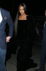 NAOMI CAMPBELL Arrives at Vogue BAFTA Afterparty in London 03/13/2022