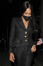 NAOMI  CAMPBELL at Gymkhana Restaurant in London 03/21/2022