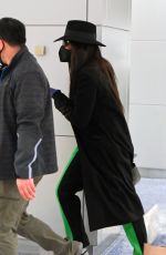 NAOMI CAMPBELL at JFK Airport in New York 03/17/2022