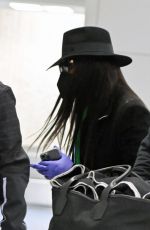 NAOMI CAMPBELL at JFK Airport in New York 03/17/2022