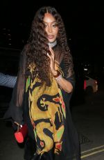 NAOMI CAMPBELL Leaves Annabel