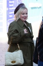 NICOLA COUGHLAN Arrives at Global Radio Studios in London 03/17/2022