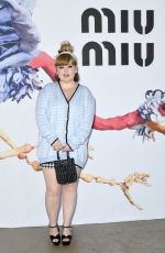 NICOLA COUGHLAN at Miu Miu Show at Paris Fashion Week 03/08/2022