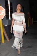 NICOLE SCHERZINGER Leaves The Masked Singer Set in Los Angeles 03/12/2022
