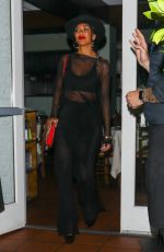 NICOLE SCHERZINGER Out for Dinner at Giorgio Baldi in Santa Monica 03/15/2022