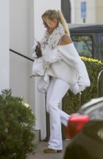 NICOLETTE SHERIDAN Arrives at a Local Eatery in Calabasas 03/14/2022