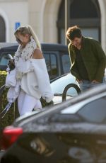 NICOLETTE SHERIDAN Arrives at a Local Eatery in Calabasas 03/14/2022