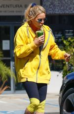 NICOLETTE SHERIDAN Out for a Green Juice in Calabasas 03/08/2022