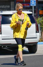 NICOLETTE SHERIDAN Out for a Green Juice in Calabasas 03/08/2022