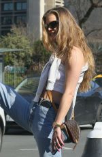 NINA AGDAL Out for Lunch in New York 03/18/2022