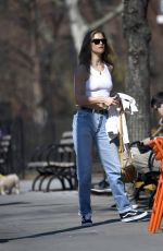 NINA AGDAL Out for Lunch in New York 03/18/2022