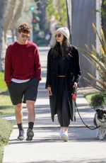 NINA DOBREV and Shaun White Out in Los Angeles 03/07/2022
