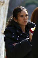 NINA DOBREV on the Set of The Bricklayer in Thessaloniki 03/23/2022