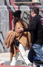 NINA DOBREV Out with Her Family in Greece 03/25/2022