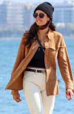 NINA DOBREV Out with Her Family in Greece 03/25/2022