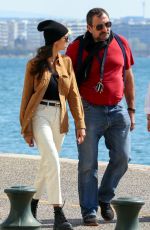 NINA DOBREV Out with Her Family in Greece 03/25/2022