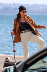 NINA DOBREV Out with Her Family in Greece 03/25/2022